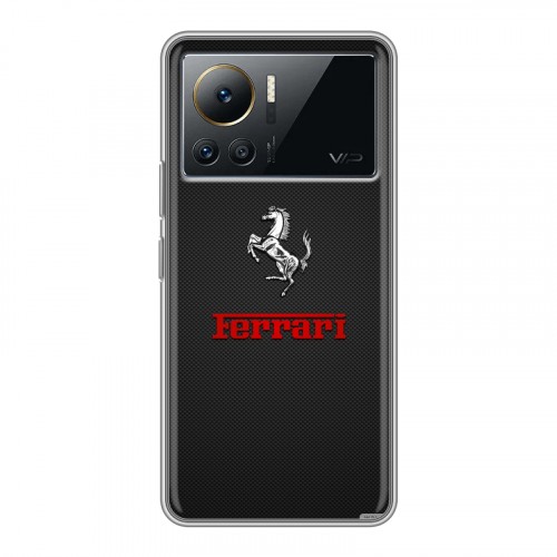 Дизайнерский силиконовый с усиленными углами чехол для Infinix Note 12 VIP Ferrari