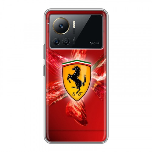 Дизайнерский силиконовый с усиленными углами чехол для Infinix Note 12 VIP Ferrari