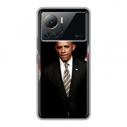 Дизайнерский силиконовый чехол для Infinix Note 12 VIP Барак Обама
