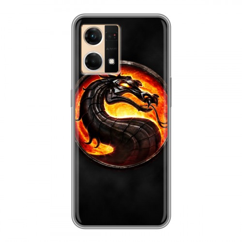 Дизайнерский силиконовый чехол для OPPO Reno7 Mortal Combat