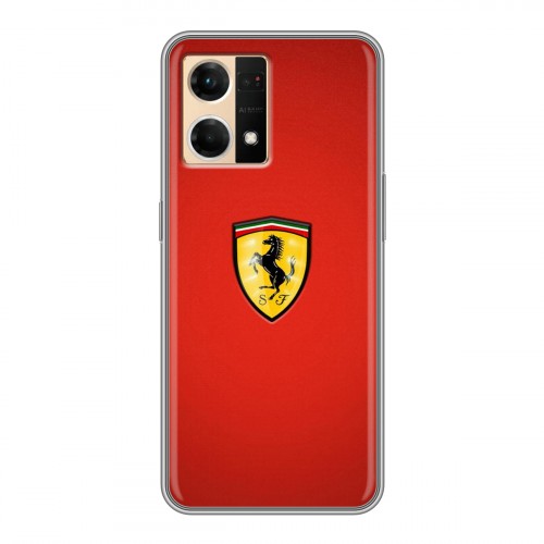 Дизайнерский силиконовый чехол для OPPO Reno7 Ferrari