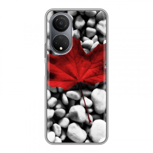 Дизайнерский силиконовый чехол для Huawei Honor X7 флаг Канады