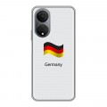 Дизайнерский пластиковый чехол для Huawei Honor X7 Флаг Германии
