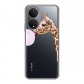 Дизайнерский силиконовый чехол для Huawei Honor X7 Мятные звери