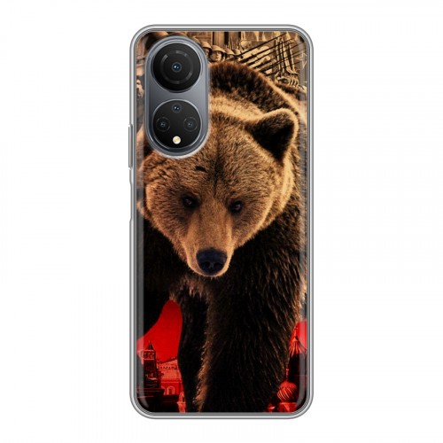 Дизайнерский пластиковый чехол для Huawei Honor X7 Медведи