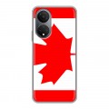 Дизайнерский пластиковый чехол для Huawei Honor X7 Флаг Канады