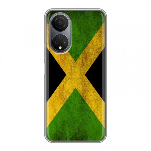 Дизайнерский пластиковый чехол для Huawei Honor X7 Флаг Ямайки