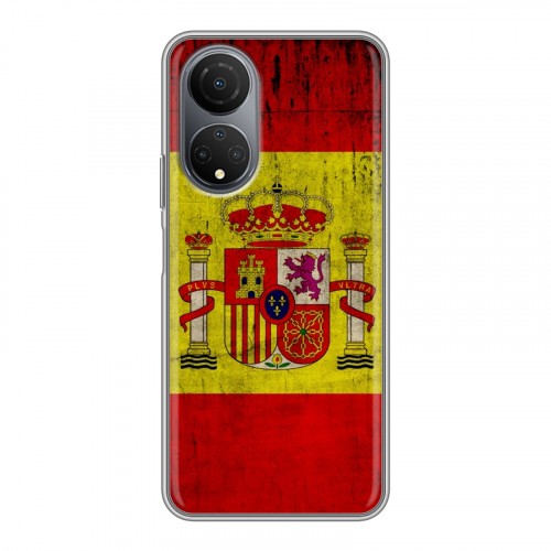 Дизайнерский силиконовый чехол для Huawei Honor X7 Флаг Испании