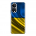Дизайнерский силиконовый с усиленными углами чехол для Huawei Honor X7 Флаг Украины