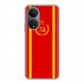 Дизайнерский силиконовый чехол для Huawei Honor X7 Флаг СССР