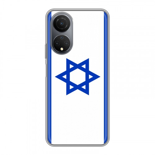 Дизайнерский пластиковый чехол для Huawei Honor X7 Флаг Израиля