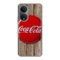 Дизайнерский силиконовый чехол для Huawei Honor X7 Coca-cola