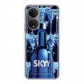 Дизайнерский силиконовый чехол для Huawei Honor X7 Skyy Vodka