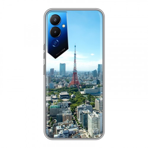 Дизайнерский силиконовый чехол для Tecno Pova 4 Токио