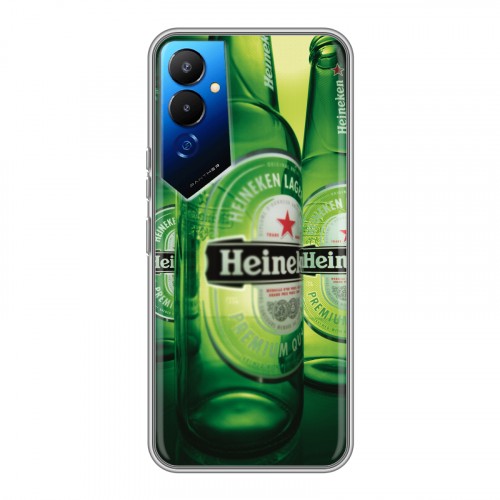 Дизайнерский силиконовый чехол для Tecno Pova 4 Heineken