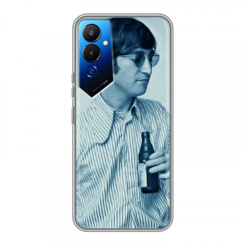 Дизайнерский силиконовый чехол для Tecno Pova 4 Джон Леннон