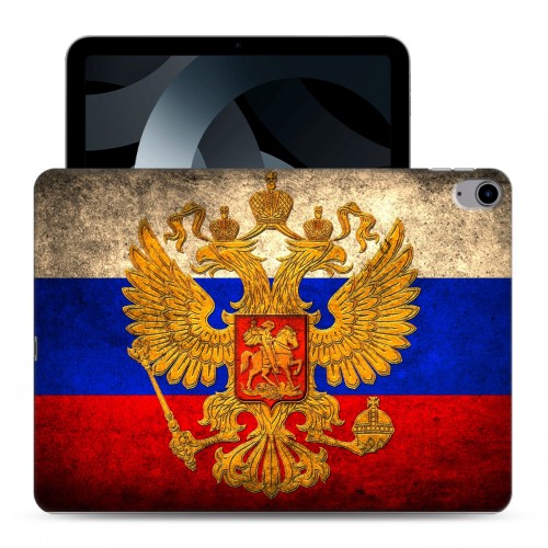Дизайнерский силиконовый чехол для Ipad 10.9 (2022) Российский флаг