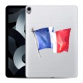 Полупрозрачный дизайнерский силиконовый чехол для Ipad 10.9 (2022) Флаг Франции