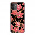 Дизайнерский силиконовый чехол для HTC Wildfire E Plus Люксовые цветы