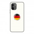 Дизайнерский пластиковый чехол для HTC Wildfire E Plus Флаг Германии