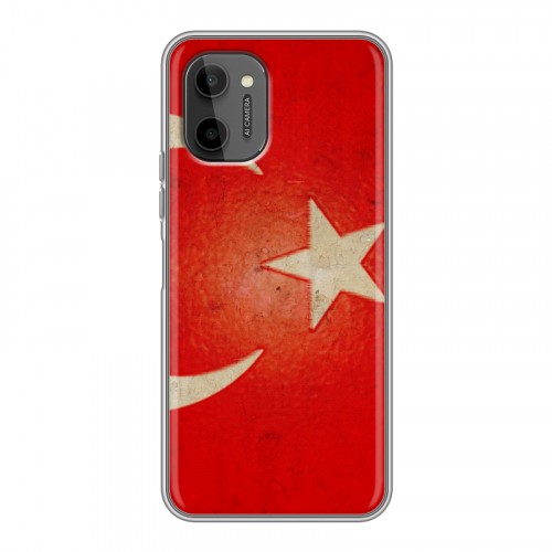Дизайнерский силиконовый чехол для HTC Wildfire E Plus Флаг Турции