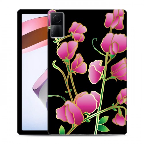 Дизайнерский силиконовый чехол для Xiaomi RedMi Pad Люксовые цветы