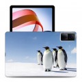 Дизайнерский силиконовый чехол для Xiaomi RedMi Pad Пингвины