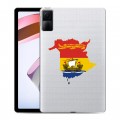 Полупрозрачный дизайнерский силиконовый чехол для Xiaomi RedMi Pad флаг Испании
