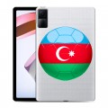 Полупрозрачный дизайнерский силиконовый чехол для Xiaomi RedMi Pad Флаг Азербайджана