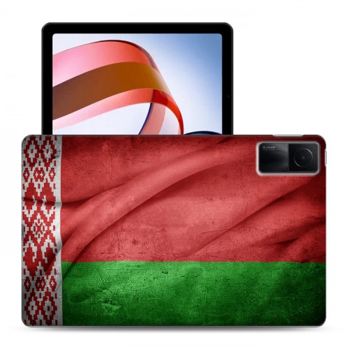 Дизайнерский силиконовый чехол для Xiaomi RedMi Pad Флаг Белоруссии