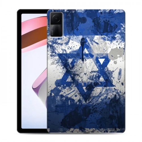 Дизайнерский силиконовый чехол для Xiaomi RedMi Pad Флаг Израиля