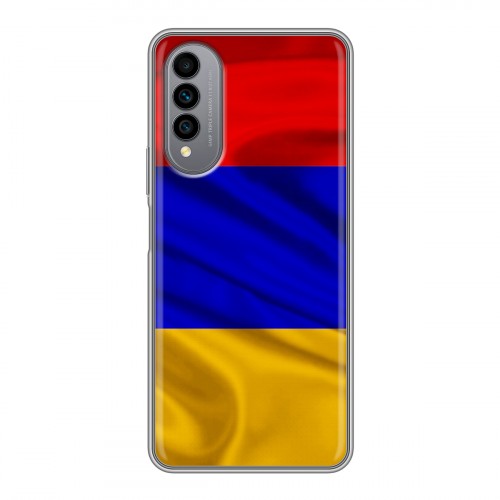 Дизайнерский силиконовый чехол для Wiko T50 Флаг Армении