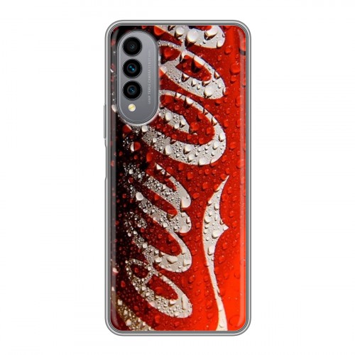 Дизайнерский силиконовый чехол для Wiko T50 Coca-cola