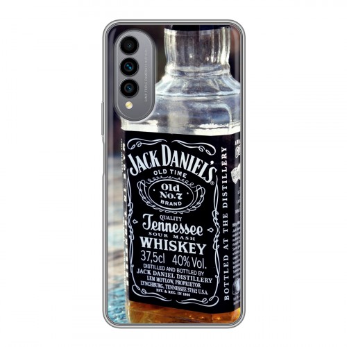 Дизайнерский силиконовый чехол для Wiko T50 Jack Daniels