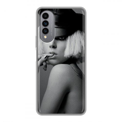 Дизайнерский силиконовый чехол для Wiko T50 Леди Гага
