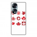 Дизайнерский пластиковый чехол для Huawei Honor 70 Флаг Канады