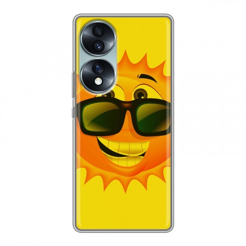 Дизайнерский силиконовый чехол для Huawei Honor 70 Солнце