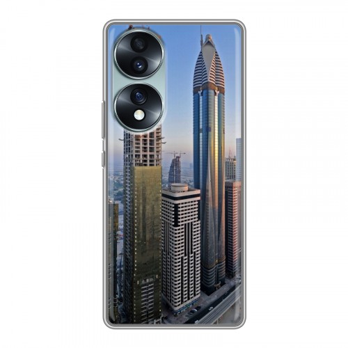 Дизайнерский силиконовый чехол для Huawei Honor 70 Дубаи