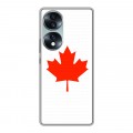 Дизайнерский силиконовый чехол для Huawei Honor 70 Флаг Канады