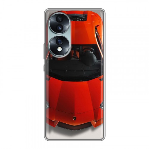 Дизайнерский силиконовый с усиленными углами чехол для Huawei Honor 70 Lamborghini