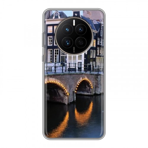 Дизайнерский силиконовый чехол для Huawei Mate 50 амстердам