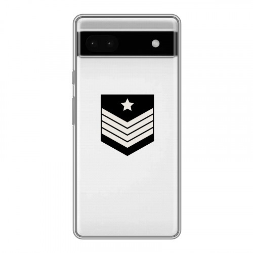 Полупрозрачный дизайнерский пластиковый чехол для Google Pixel 6a Армия