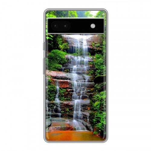 Дизайнерский силиконовый чехол для Google Pixel 6a водопады