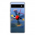 Дизайнерский силиконовый чехол для Google Pixel 6a самолеты