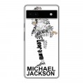 Дизайнерский силиконовый чехол для Google Pixel 6a Майкл Джексон