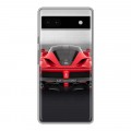 Дизайнерский силиконовый чехол для Google Pixel 6a Ferrari