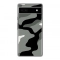 Дизайнерский силиконовый чехол для Google Pixel 6a Камуфляжи
