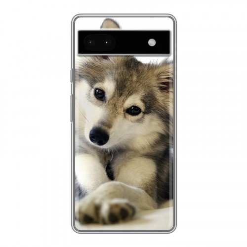 Дизайнерский силиконовый с усиленными углами чехол для Google Pixel 6a Собаки