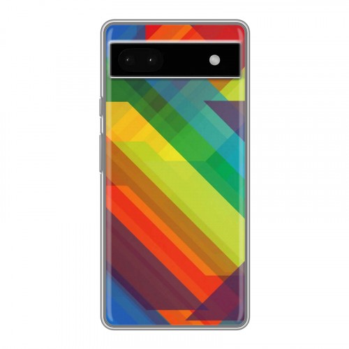 Дизайнерский силиконовый чехол для Google Pixel 6a Геометрия радости