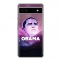 Дизайнерский силиконовый чехол для Google Pixel 6a Барак Обама